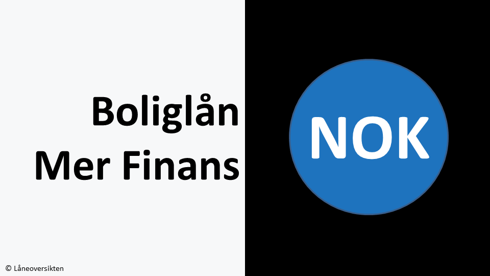 Boliglån Mer Finans