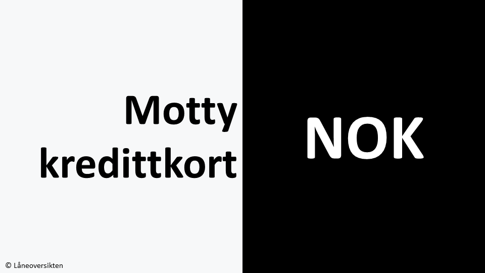 Motty kredittkort