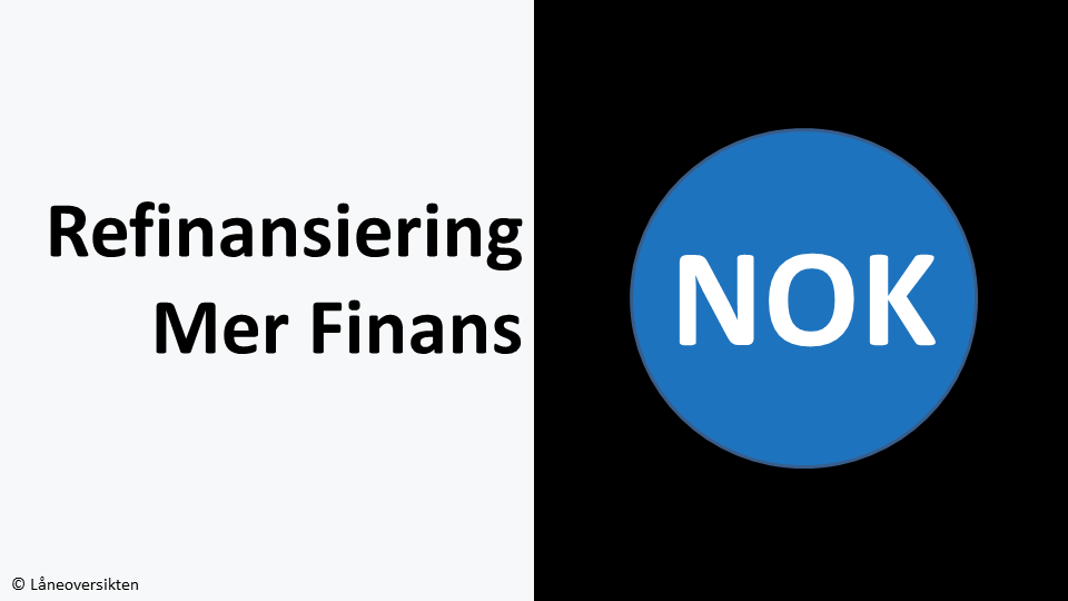 Refinansiering Mer Finans