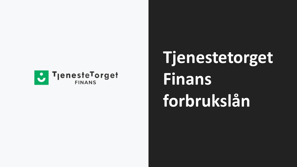 Tjenestetorget Finans forbrukslån