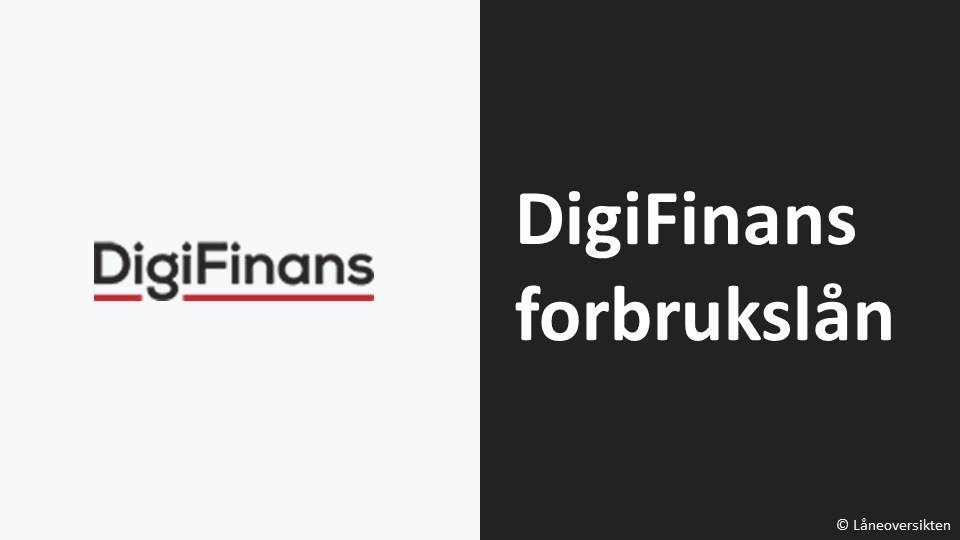 DigiFinans forbrukslån