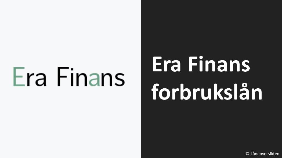 Era Finans forbrukslån