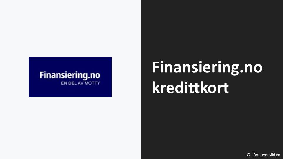 Finansiering.no kredittkort