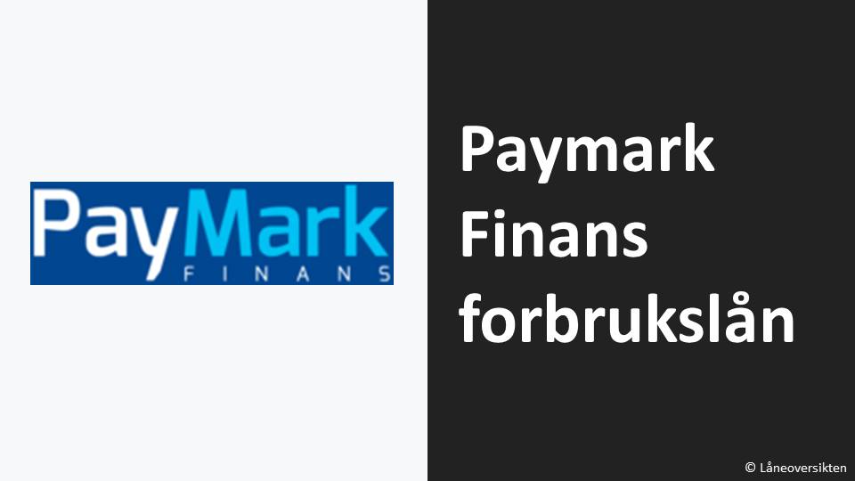 Paymark Finans forbrukslån