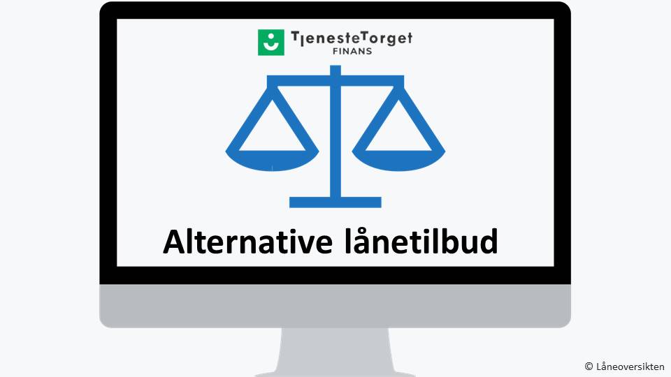 Tjenestetorget Finans refinansiering med sikkerhet alternative lånetilbud