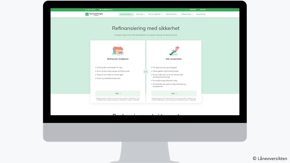 TjenestetorgetFinans refinansiering no