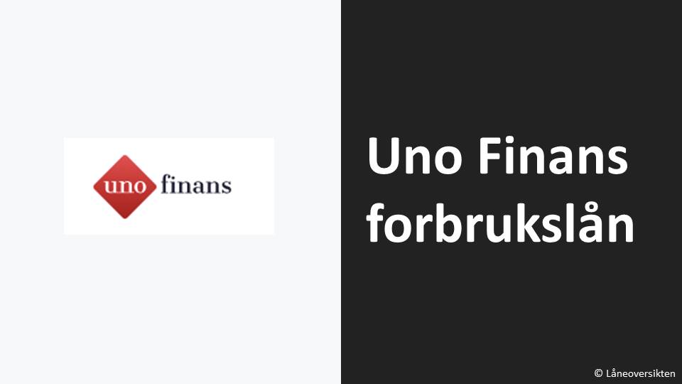 Uno Finans forbrukslån